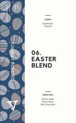 Easter Blend coffee beans from Vincenza Coffee