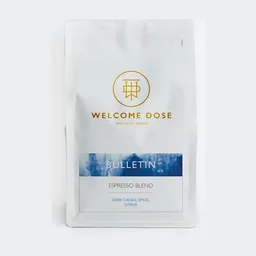 Bulletin Blend coffee beans from Welcome Dose Specialty Coffee