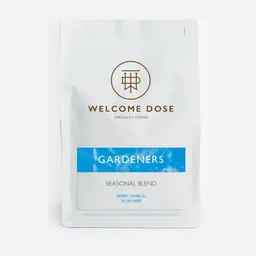 Gardeners Blend coffee beans from Welcome Dose Specialty Coffee
