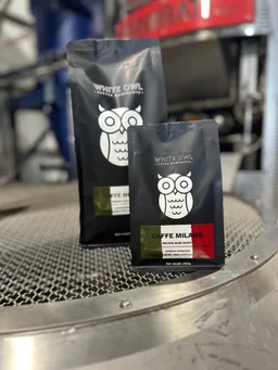 Café Milano coffee beans from White Owl Coffee Merchants