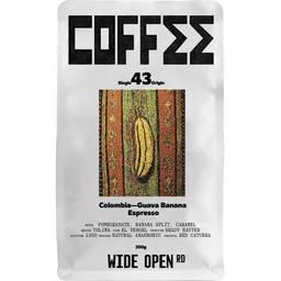 Guava Banana coffee beans from Wide Open Road Coffee Roasters