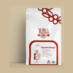 Elephant Maragogipe coffee beans from Willy's Beans Coffee Roastery