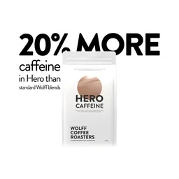 Hero Caffeine coffee beans from Wolff Coffee Roasters