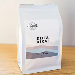 Delta Decaf coffee beans from Wolfpack Coffee Roasters